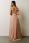 Baltic Born Bianca Lace Maxi Dress Nude Blush | Clothing Guest Dresses
