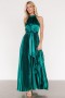 Baltic Born Capulet Pleated Maxi Dress Emerald | Clothing Maxi Dresses
