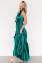 Baltic Born Capulet Pleated Maxi Dress Emerald | Clothing Maxi Dresses
