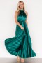 Baltic Born Capulet Pleated Maxi Dress Emerald | Clothing Maxi Dresses