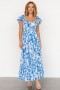 Baltic Born Catira Maxi Dress Blue + White | Clothing Maxi Dresses