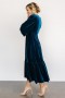 Baltic Born Erika Velvet Maxi Dress Sapphire | Clothing Maxi Dresses