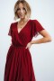 Baltic Born Kristina Maxi Dress Burgundy | Clothing Guest Dresses
