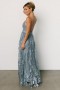 Baltic Born Lucienne Shimmer Maxi Gown Blue | Clothing Guest Dresses
