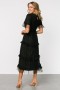 Baltic Born Lysandra Smocked Dot Dress Black | Clothing Guest Dresses