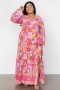 Baltic Born Malena Maxi Dress Pink Multi | Clothing Maxi Dresses