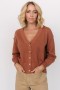 Baltic Born Milo Waffle Knit Cardigan Copper | Clothing Sweaters