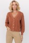 Baltic Born Milo Waffle Knit Cardigan Copper | Clothing Sweaters