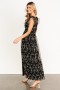 Baltic Born Orza Embroidered Maxi Dress Black | Clothing Maxi Dresses