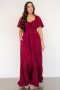 Baltic Born Raya Maxi Dress Berry | Clothing Maxi Dresses