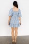 Baltic Born Serres Eyelet Mini Dress Blue Floral | Clothing Short Dresses