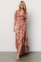 Baltic Born Veronica Velvet Maxi Dress Blush | Clothing Maxi Dresses