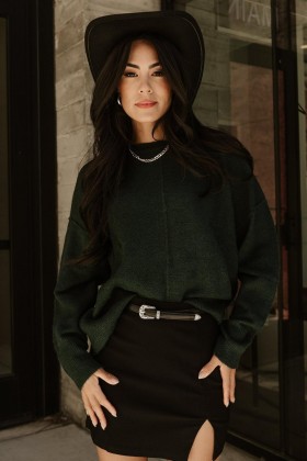 Baltic Born Edmonton Sweater Dark Green | Clothing Sweaters