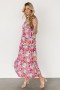  발틱 본 레이크우드 타이 드레스 핑크 멀티 | 의류 미디 드레스