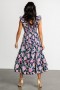 발틱 본 테이텀 스모크 티어드 드레스 네이비 멀티 | 의류 미디 드레스