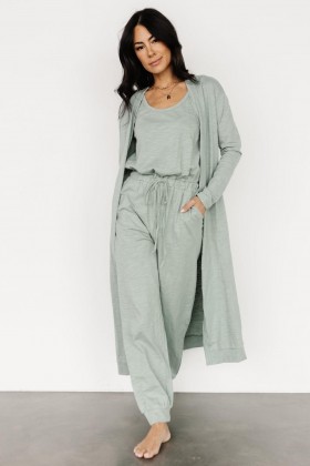  발틱 본 자네 점프수트 + 카디건 세트 세이지 | 의류 카디건