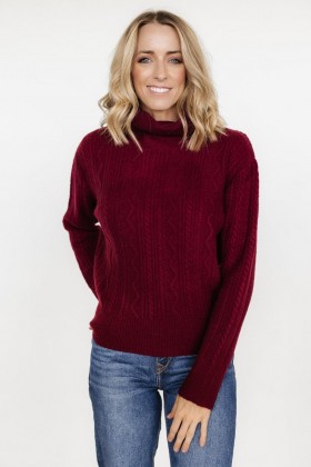 발트해 출신 룩셈부르크 스웨터 옥스블러드 | 의류 스웨터