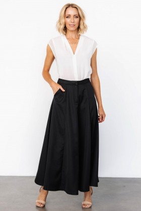  발틱 본 샤일린 맥시 스커트 블랙 | 의류 스커트