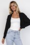  Baltic Born Cecil Open Cardigan černý | Oblečení Cardigans