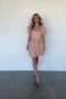  Baltic Born Ainsley Sequin Short Dress Rose Gold | Vaatteet Lyhyet Mekot