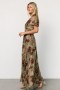  Baltic Born Birdie Maxi Dress Olive Floral | Clothing Guest Dresses