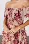  Baltic Born Carina Off Shoulder Maxi Dress Nude + Rose | Clothing Guest Dresses