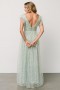  Baltic Born Caterina Tulle Maxi Dress Sage | Clothing Guest Dresses