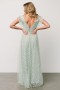  Baltic Born Caterina Tulle Maxi Dress Sage | Clothing Guest Dresses