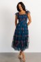  Baltic Born Clementine Tulle Midi Dress Persian Blue + Ruosteenvärinen Vaatteet Tyllityylit