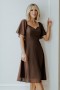  Baltic Born Colette Sweetheart Midi Dress Espresso | Vaatteet Midimekot