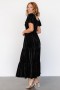  Baltic Born Colleen Velvet Maxi Dress Musta | Vaatteet Maksimekot