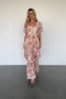  Baltic Born Cozette Tiered Maxi Dress Blush Floral | Clothing Guest Dresses