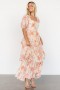 Baltic Born Cozette Tiered Maxi Dress Blush Floral | Clothing Guest Dresses