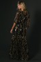  Baltic Born Destiny Sequin Maxi Dress Musta + Kulta | Clothing Guest Dresses