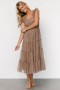  Baltic Born Emma Smocked Tulle Dress Taupe | Clothing Guest Dresses