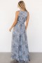  Baltic Born Kamila Tulle Maxi Dress Dusty Blue Floral | Clothing Guest Dresses
