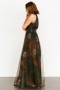  Baltic Born Kamila Tulle Maxi Dress Olive Multi Floral | Clothing Guest Dresses