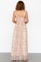  Baltic Born Kassia Applique Maxi Dress Nude + Pink | Clothing Guest Dresses