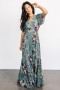  Baltic Born Katherine Maxi Dress Dusty Green Floral | Clothing Guest Dresses