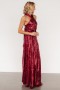  Baltic Born Khai Sequin Maxi Dress Burgundinvärinen | Vaatteet Maksimekot