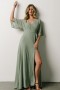 Baltic Born Lilly Wrap Maxi Dress Dusty Sage | Vaatteet Maksimekot