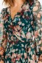  Baltic Born Maura Wrap Maxi Dress Emerald Floral | Clothing Guest Dresses