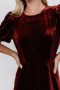  Baltic Born Nita Velvet Midi Dress Deep Cinnamon | Vaatteet Midimekot