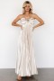  Baltic Born Portia Satin Maxi Dress Champagne | Vaatteet Vieraiden Mekot