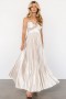  Baltic Born Portia Satin Maxi Dress Champagne | Vaatteet Vieraiden Mekot