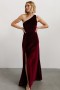  Baltic Born Tatiana Velvet One Shoulder -maksimekko, Merlot-värinen | Vaatteet, maksimekot