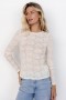  Baltic Born Tori Textured Sheer Top Cream | Vaatteet Puserot + Paidat
