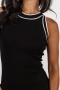  Baltic Born Tove Knit Tank Midi Dress Black | Vaatteet Neulemekot