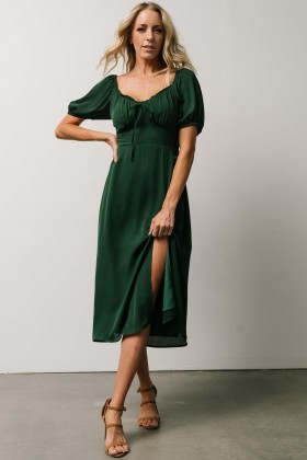  Baltic Born Cadence Midi Dress Green | Vaatteet Midimekot