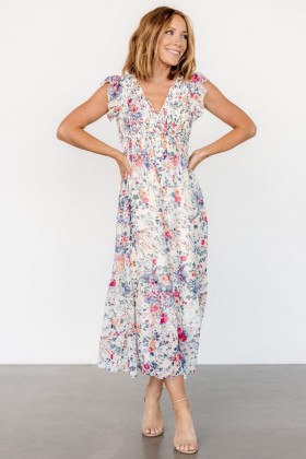  Baltic Born Florencia -mekko, safiirinsininen | Vaatteet Midimekot